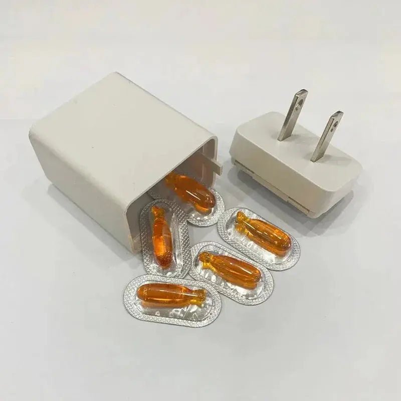 Secret Hidden Storage Cash Box Safe Fake Charger Plug – Cargador Falso con Compartimento Secreto para Esconder Objetos de Valor - unpocodetodo